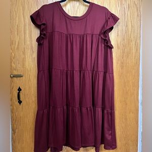 Burgundy dress, NWT!